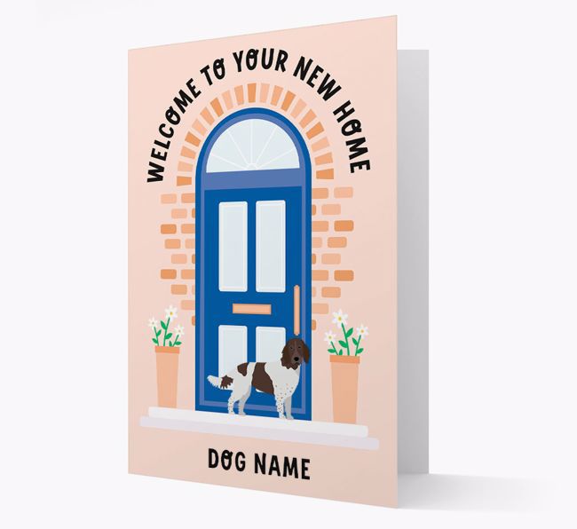 Welcome To Your New Home: Personalized {breedFullName} Card